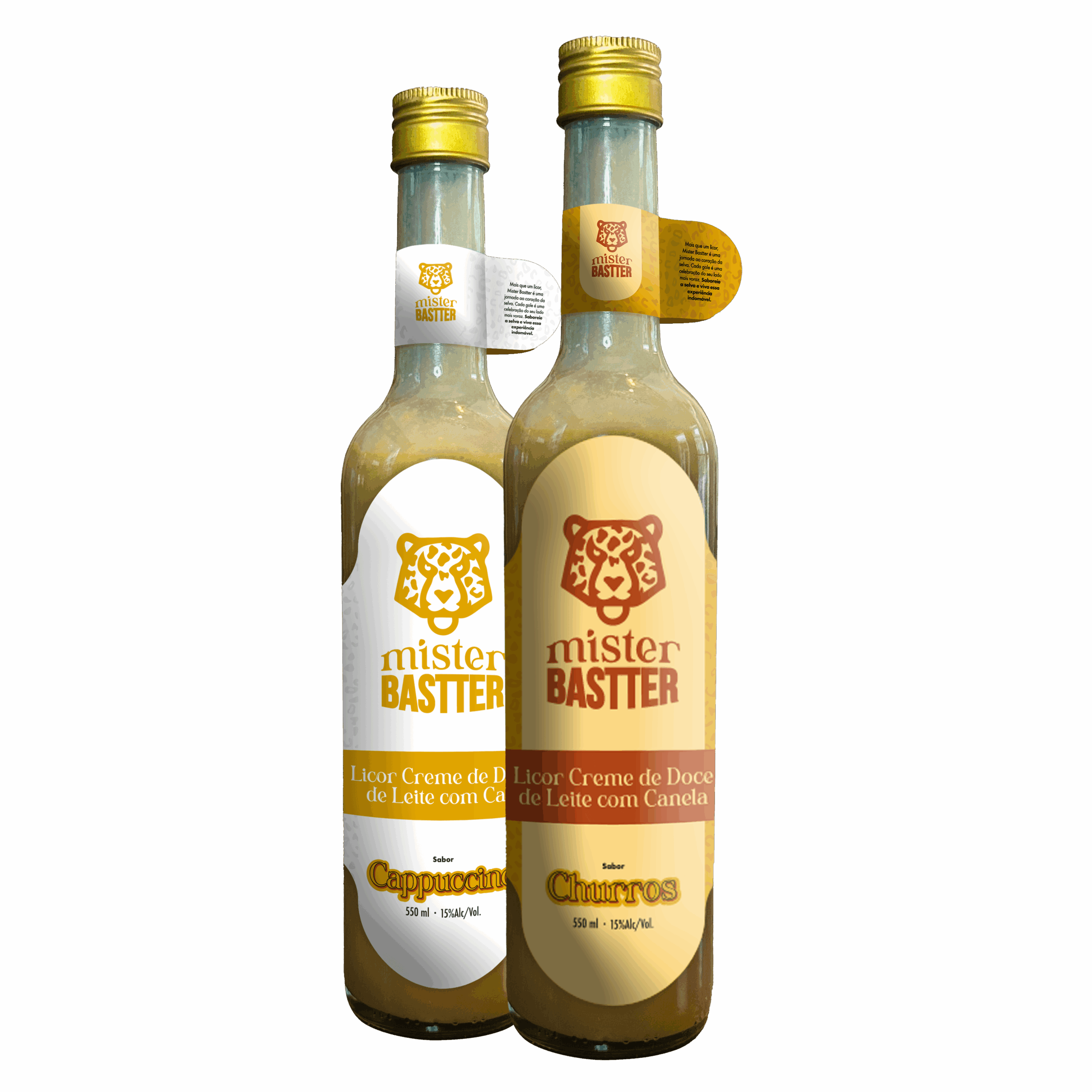 Kit 1 Garrafa de Licor Churros e 1 Garrafa Cappuccino