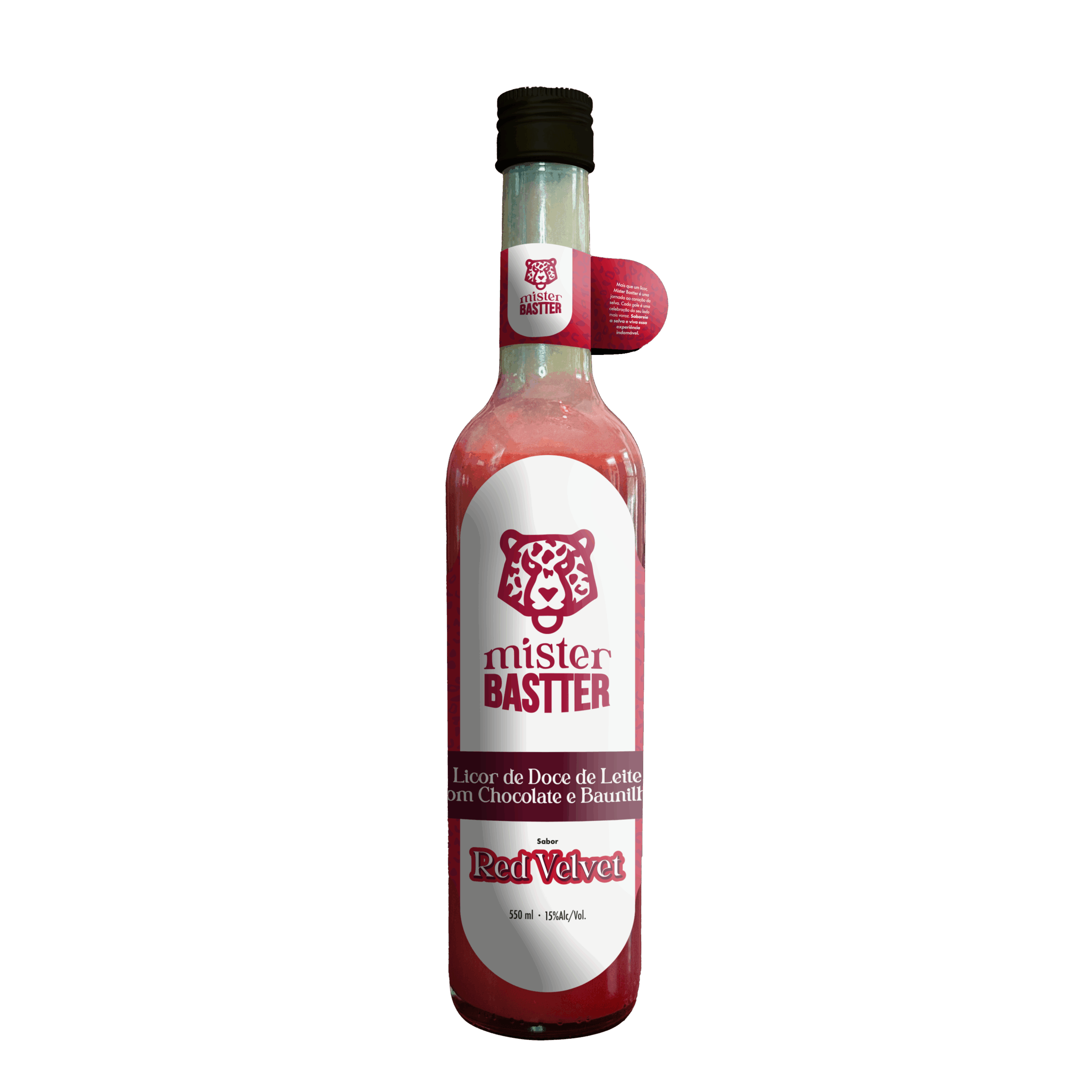 Garrafa de Licor Red Velvet